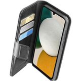 cellularline - Book - Galaxy A34 5G - Flip Case - Essentiële bescherming met magneetsluiting, hoekbescherming, binnenzak kaarthouder - zwart