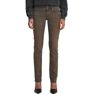 G-Star - D26424-D842-H556 - Jeans - Bruin - Midge Recht - Casual - Katoen
