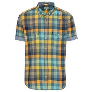 camel active Heren 409218/7S08 Overhemd, Sun Oranje, S