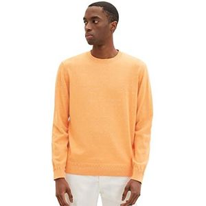 TOM TAILOR Uomini trui 1034944, 31431 - Orange Heather Melange, S