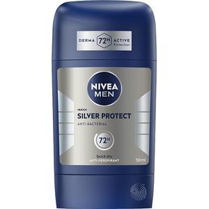 Nivea Men Silver Protect 48h antitranspirantstick voor mannen, 50 ml