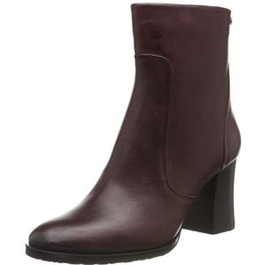 Fred de la Bretoniere dames juliette enkellaarzen, Rood Bordeaux 5059, 37 EU