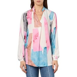 KEY LARGO Damesblouses WB Agnes V-hals, lichtblauw (1216), XS