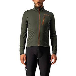 CASTELLI 4521504 GO Herenjas Military Green/Fiery Red 3XL