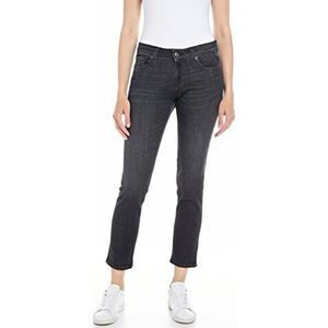 Replay Faaby Powerstretch denim jeans voor dames, 098 Black, 32W x 32L