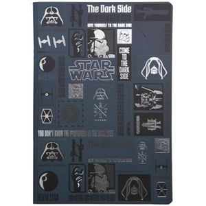 Coolpack 60978PTR, A5 Exercise book, 60 sheets, check, Disney 100 Black Collection Star Wars