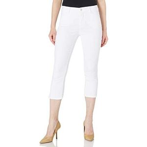 BRAX Mary Capri zomercapri vrijetijdsbroek voor dames, wit, 34W x 34L