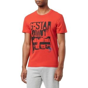 G-Star RAW Underground groen, Rood (Bright Flame D25013-336-8142), S