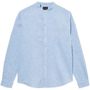 Sisley Mens 59A2SQ020 Shirt, Light Blue 909, L, Lichtblauw 909, L