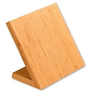 Kesper Messenblok, Materiaal: Bamboe, Magnetisch, Afmetingen: 23 x 13 cm, Hoogte 20 cm, Kleur: Bruin, 58028