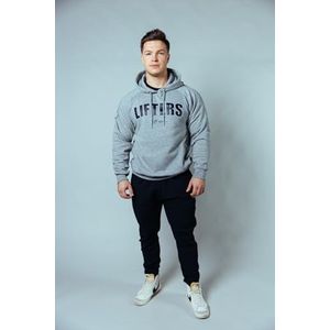 Lifters Wear Unisex-Hoodie Grey Melange XXL