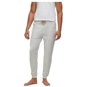 BOSS Heren Ribbed Loungewear Pant, Open White131, M