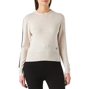 A|C Sport Dames Performance Cropped top Sweater, Beige, Large