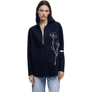 Desigual CAM_Poseidon, 5000 Navy, L, Blauw, L
