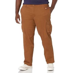 Amazon Essentials Men's Stretch-cargobroek met rechte pasvorm (verkrijgbaar in grote en lange maten), Lichtbruin, 30W / 28L