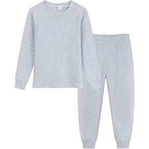 EULLA Pajama Set, lichtgrijs, 8 jaar Girl's S, Lichtgrijs, 8 Jaren