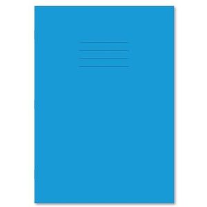 Hamelin A4 8 mm gelijnd en marge 64 pagina's oefenboek - lichtblauw (Pack van 50)