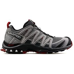 Salomon Hardloopschoenen Xa Pro 3d heren , Grigio Monument Ebony Red Dahlia , 45 1/3 EU