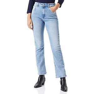 Replay Sharljn Slim Flare Jeans voor dames, 010 Light Blue, 30W x 32L