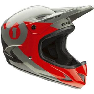 SixSixOne Helm Rage, Zwart/Rood, L