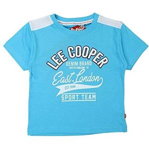 Lee Cooper T-shirt voor jongens, Hemelsblauw, 6 Jaren