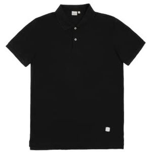 GIANNI LUPO Piqué-poloshirt voor heren GL2153F-S24, Zwart, S