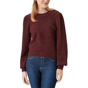 Q/S designed by Damestrui met lange mouwen, regular fit, dark red, XXL