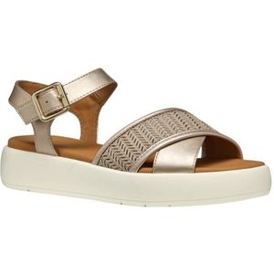 Geox - Camalei F - Damessandalen - Neutraal - Comfortabele Rubberzool