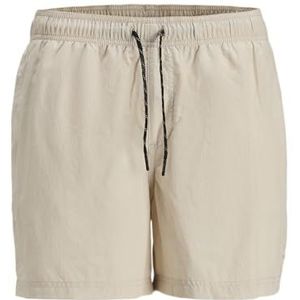 JACK & JONES Jpstmaui Jjswim Micro Seersucker AKM Sn voor heren, maanbeam, M
