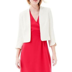 Caroll Bolero-jas met 3/4-mouwen, Ivoor, 42