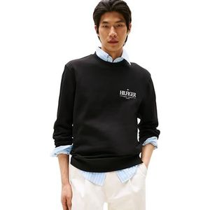 TOMMY HILFIGER Sweatshirt  zwart / wit