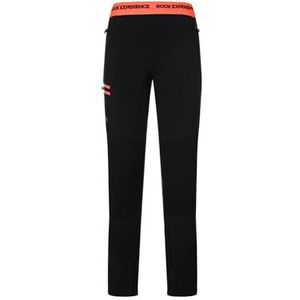 Rock Experience REWP04761-C279 Wilde Orchidee Woman Pant Dames Sportbroek 0208 (Caviar) +2151 (Fiery Coral) M