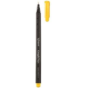 Maped 749115 Fineliner Graph'Peps, geel