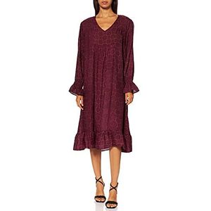 Unmade Copenhagen Dames chamine top, jurk, bordeaux, M-L