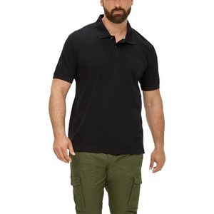 s.Oliver Poloshirt voor heren, zwart, 5XL