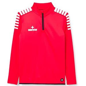 Derbystar Primo Sweatshirt voor heren, rood/wit, Eén maat