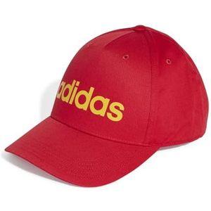 adidas Dagelijkse baseballpet voor heren, beter scharlaken/vet goud, M