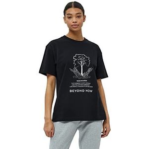 Beyond Now Emma GOTS T-Shirt | Zwarte T-shirts voor dames VK | Lente T-shirt | Maat XS