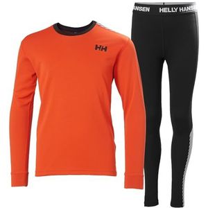 Helly Hansen Unisex Kids Jr Hh LIFA Active Set Baselayer Set, 147 Kerstomaat, 10 jaar