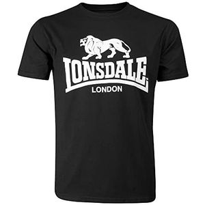Lonsdale T-shirt met logo voor heren, zwart, 5XL