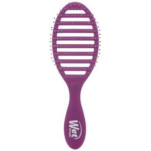 Natte haarborstel voor snel drogen, Purple Frost - geventileerd ontwerp en zachte HeatFlex borstelharen zijn föhnen veilig - Ergonomische handgreep beheert klitten - pijnvrije haaraccessoires, paars