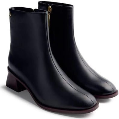 Gioseppo - Pierz - Enkellaarsjes - Leren - Sculptuurhak - Rits aan Binnenkant