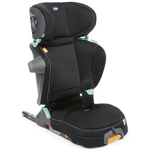 Chicco - Autostoel Fold&Go I-Size - Isofix Systeem - Groep 2/3 - 3 tot 12 Jaar - 15 tot 36 kg - Verstelbare Rugleuning - Zwart