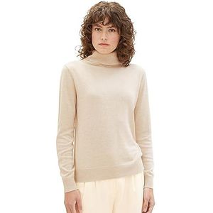 TOM TAILOR Damestrui, 28596 - Zacht Beige Melange, XS