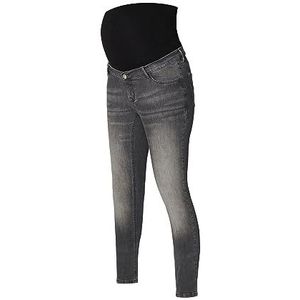 ESPRIT Maternity Damesbroek Denim Over The Belly Skinny Jeans, Black Dark Wash - 940, 34W / 32L