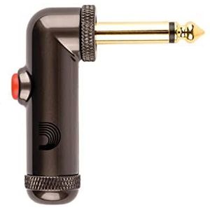 D'Addario DIY 1/4 inch hoekstekker met vergrendelingsschakelaar