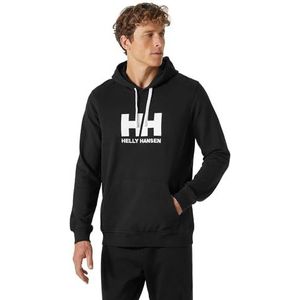 Hoodie Helly Hansen Men Logo Hoodie Black