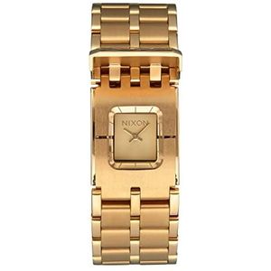 Nixon Dames analoog kwarts horloge met roestvrij stalen armband A1362502-00, goud