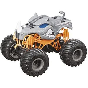 Mondo -63684 Mondo Motors Monster Trucks RHINOMITE-Kit Battery Pack incl. -Afstandsbediening voor kinderen grijs/zwart 63684, Kleur Livrea Hot Wheels, 63684