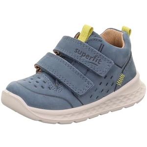 Superfit Jungen BREEZE Sneaker, HELLBLAU/GELB 8040